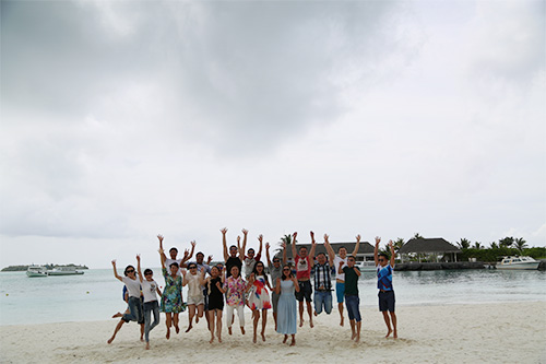 三五互聯(lián)管理團隊2015 馬爾代夫