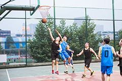 三五互聯(lián)與天府星空籃球聯(lián)誼活動